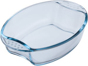 طقم صواني فرن زجاج ميروليكس، 3 قطع - شفاف product image 2