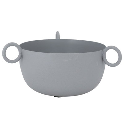 Al Saif Gallery Steel Serving Bowl, Round - Gray product image 1