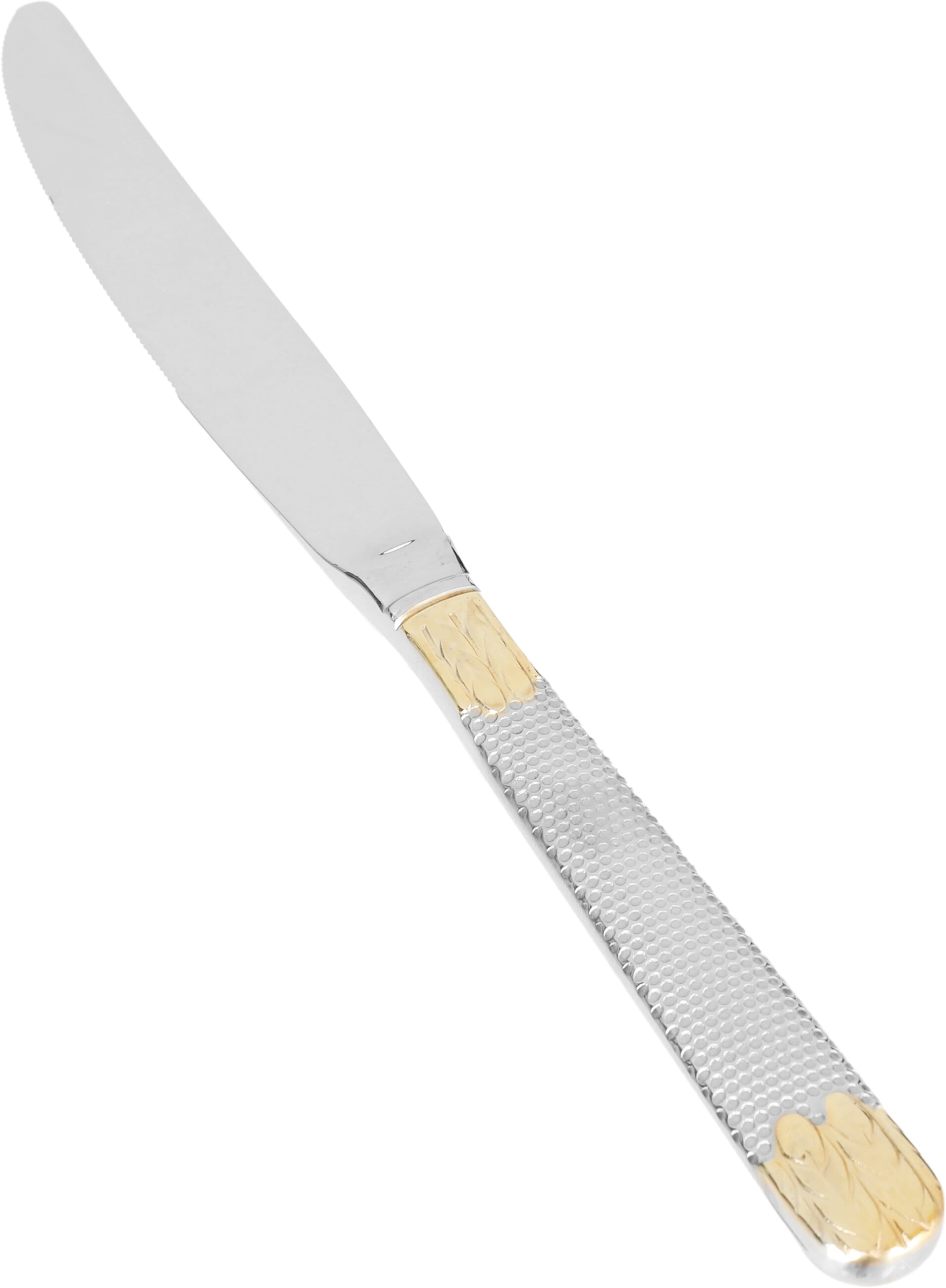 طقم سكين استيل السيف غاليري، 6 قطع، منقوش ذهبي - فضي product image 2