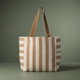 شنطة ترامس قماش السيف غاليري، 34x18x34 سم - بيج ابيض product image 1
