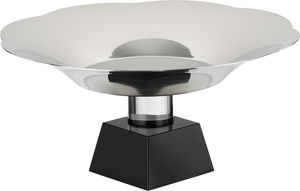 Al Saif Gallery Steel serving stand, 25x25x12 cm, base - black and silver product image
