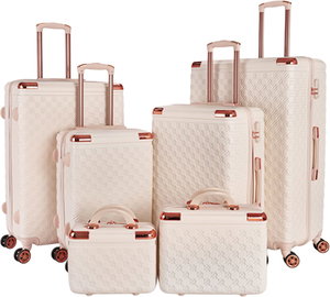 Limra ABS Luggage Set, 6 Sizes, 4 Wheels, 360 Degree Rotating, LMA-1599 - Beige product image