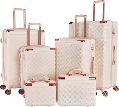 Limra ABS Luggage Set, 6 Sizes, 4 Wheels, 360 Degree Rotating, LMA-1599 - Beige product image 1
