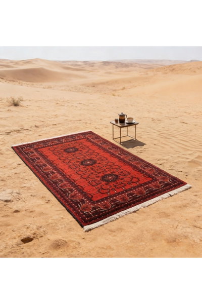 سجادة مجلس بوليستر سجادتي، 90×200 سم - احمر product image 5
