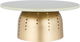 Alsaif Gallery steel cake stand, 10 x 24 x 24 cm - golden beige product image 2