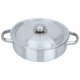 صينية فرن ألمنيوم روبوست، 28 سم، دائري، بغطاء، بيدين - فضي product image 3