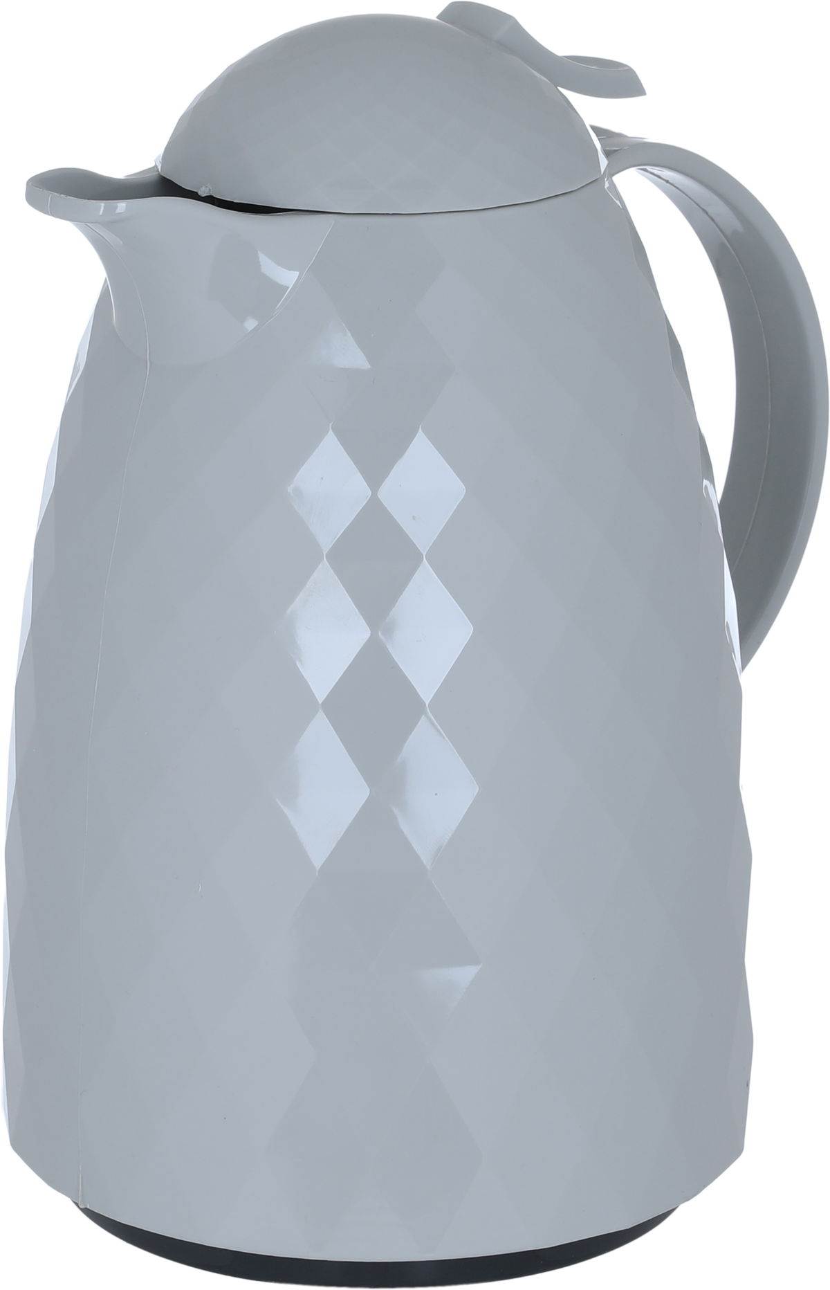 Deepa thermos, 1 liter, thermal glass inner container, plastic outer shell - light grey product image 3