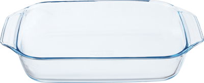 صينية فرن زجاج بيركس، 4 لتر، 39×25×7 سم - شفاف product image 1