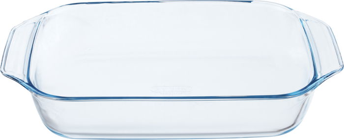 صينية فرن زجاج بيركس، 4 لتر، 39×25×7 سم - شفاف product image 1