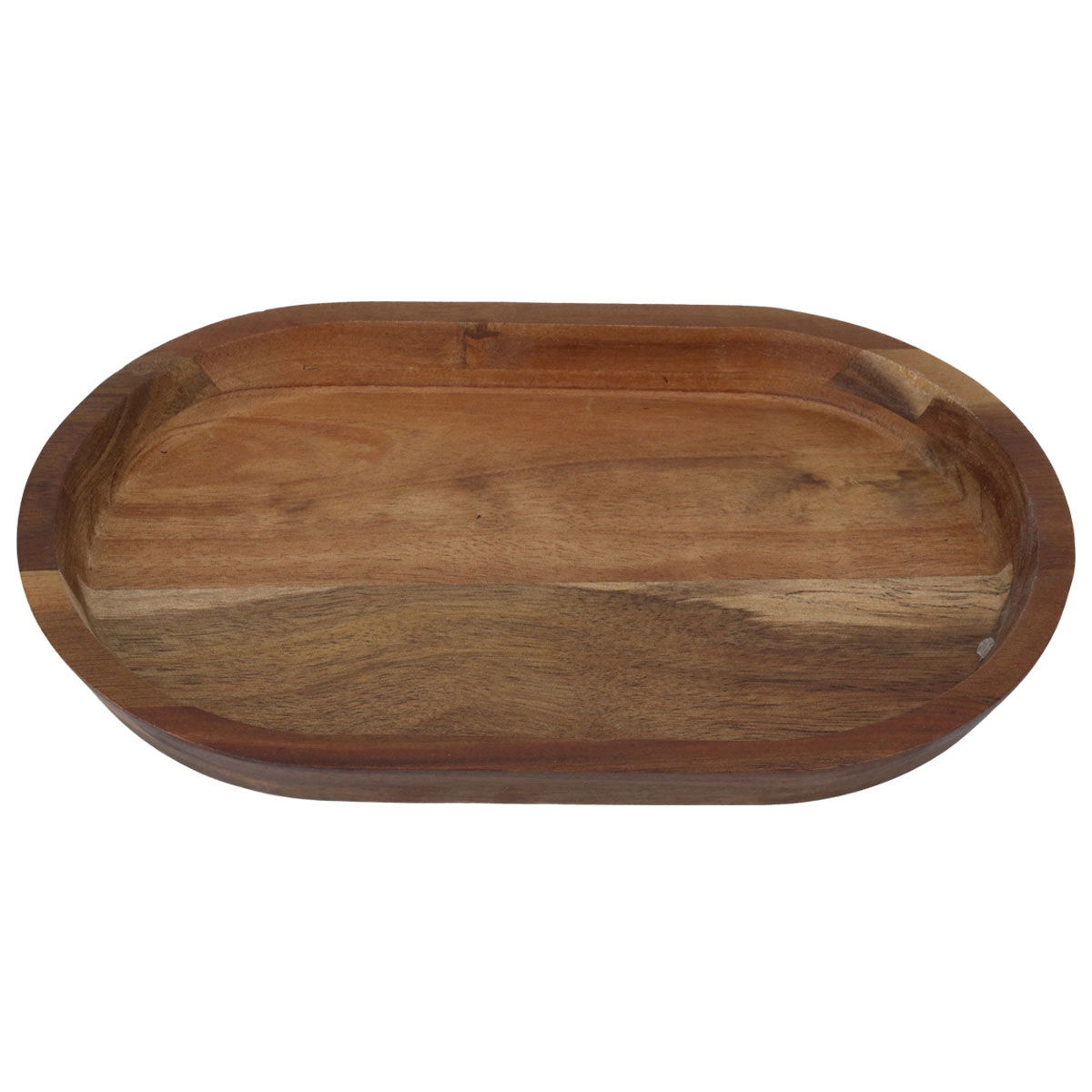 Al Saif Gallery Wooden Serving Plate, Oval - Wooden product image