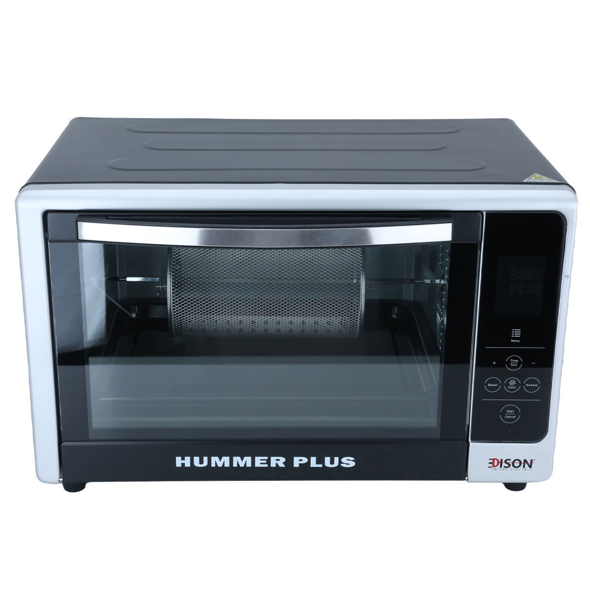 فرن بشواية ديجتال إديسون همر، 2000 واط، 48 لتر - اسود product image 3