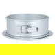 Bake Chef Aluminum Cake Pan, 9 x 3 Inch Round with Lock - Silver product image 1