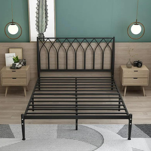 سرير حديد، 40×120×190 سم - أسود product image 2