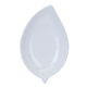Al Saif Gallery melamine plate, 7 inches, leaf shape - white product image 1
