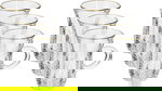 طقم بيالات شاي زجاج ماكس جلاس، 88 مل، 6 قطع - شفاف product image 1