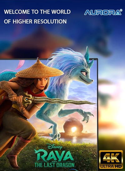 Aurora AR-50LPS 50-inch Frameless Smart TV, LED, 4K UHD, Android 14 - Black product image 3