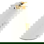 Al Saif Gallery Maha thermos set, two pieces, 1 liter, thermal glass inner shell, steel outer shell - pearl product image 2