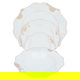طقم سفرة بورسلان السيف غاليري، 166 قطعة - أبيض product image 7