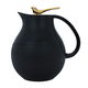 Al Saif Gallery Royal 6 thermos, 950 ml, glass inner container, plastic outer shell - black product image 1