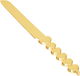 Dania Steel Cake Serving Spoons Set, 2 Pieces - Gold product image 3