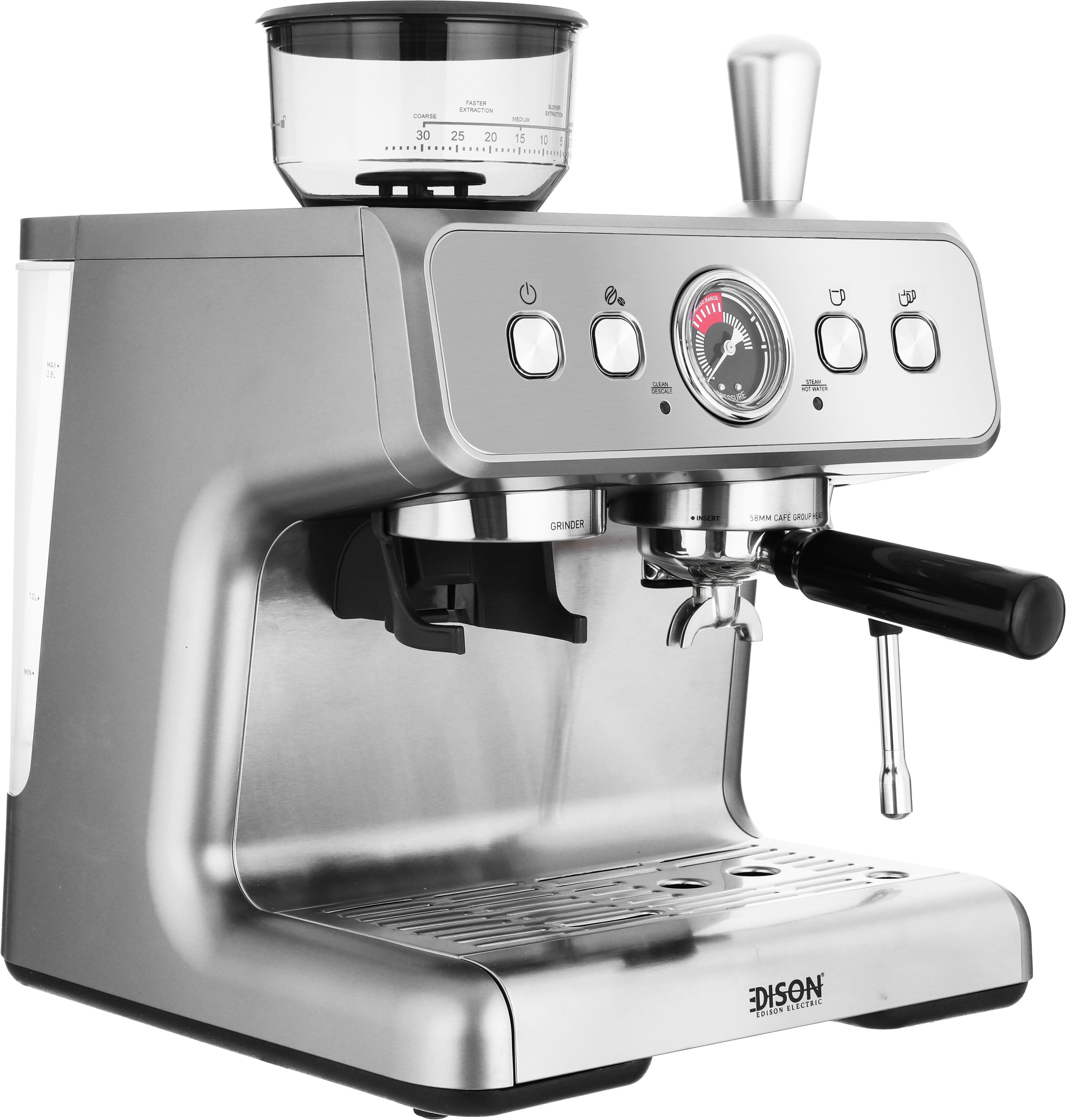 ماكينة قهوة إديسون، 3000 واط، 1.5 لتر، 2 وظيفة، CM5020BA-GS  - فضي product image 5
