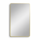 مراية مستطيلة زجاج، 140×70 سم، اطار معدن - ذهبي product image 2