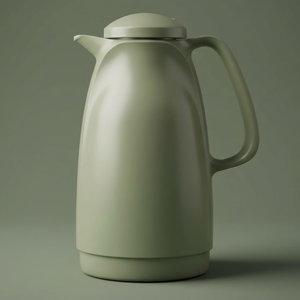 Rotpont thermos, 1.5 liters, glass inner container, plastic outer shell - green product image