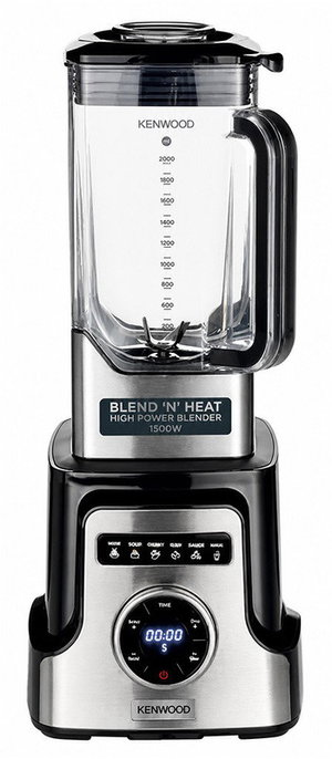 خلاط كينوود، 1500 واط، 3 لتر، 10 سرعات، OWBLM92.920SS - اسود فضي product image