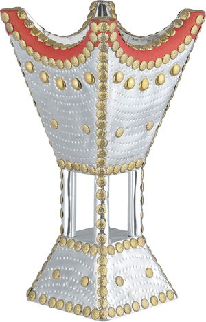 مبخرة باكستاني ستانلس استيل، 16x16x30 سم، قاعدة - متعدد الألوان product image