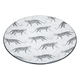 طقم سفرة بورسلان السيف غاليري، دائري، نقش فهد أسود، 24 قطعة - أبيض product image 5