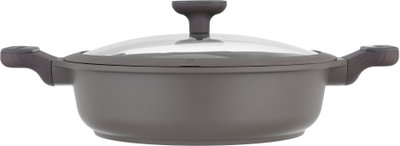 طقم قدور جرانيت وألمنيوم بغطاء زجاج روبوست، 9 قطع - بني فاتح product image 4