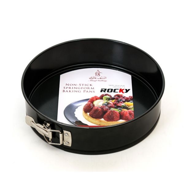 Steel Al Saif Gallery Cake Mold, Round, 26 cm - Black product image