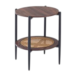 طاولة جانبية مودرن خشب MDF و ستيل، 55×45 45 سم - كوفي product image 2