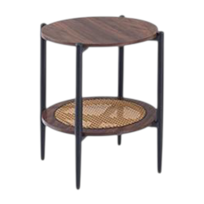 طاولة جانبية مودرن خشب MDF و ستيل، 55×45 45 سم - كوفي product image 2