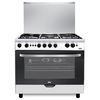 فرن غاز هاس، 5 عيون، 90x60 سم، HC960FE1 - فضي product image 1