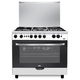 فرن غاز هاس، 5 عيون، 90x60 سم، HC960FE1 - فضي product image 1