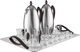 Al Saif Gallery Al Ola Thermos Set, 21 Pieces, with Serving Tray, Tea & Coffee Cups - Silver product image 3