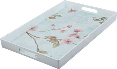 Al Saif Gallery Plastic Serving Tray Set, 2 Pieces, Floral Pattern - Multicolor product image 2