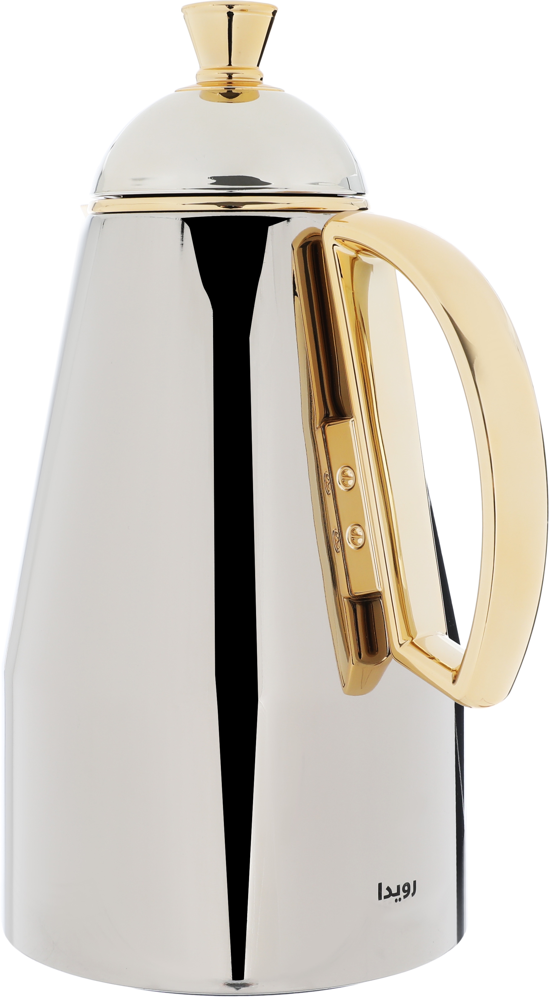 Al Saif Gallery thermos set, 2 pieces, 1 liter, glass inner container, plastic outer shell - silver product image 5