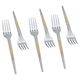 طقم ملاعق أستيل السيف غاليري، 24 قطعة، منقوش ذهبي - فضي product image 3