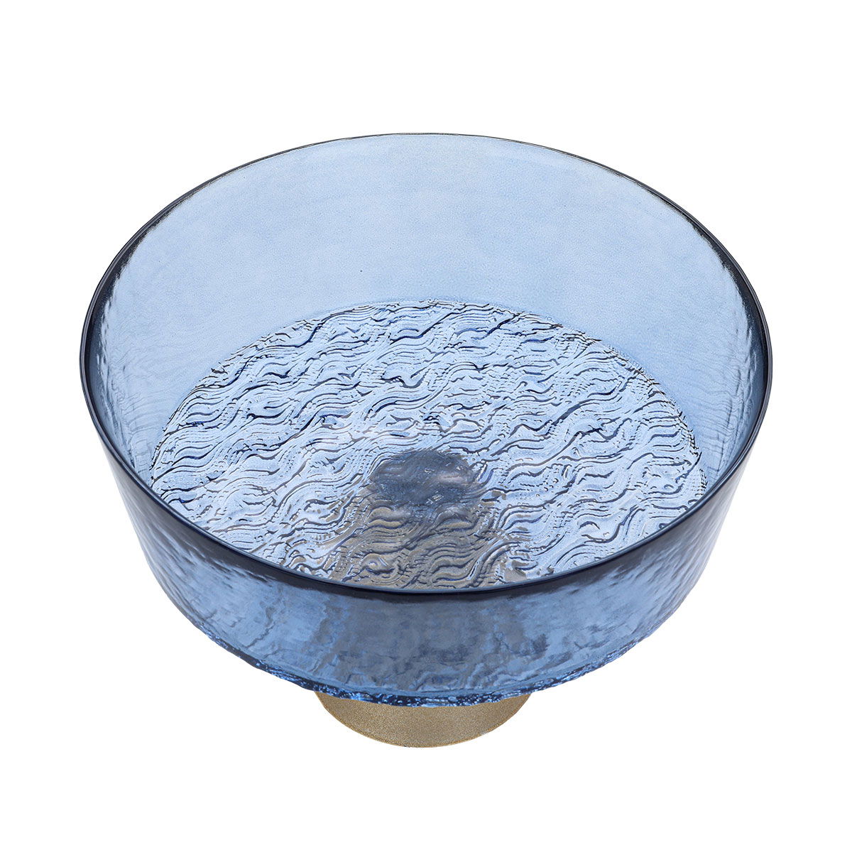 Al Saif Gallery Glass Serving Stand, 20X20X14 Cm - Blue product image 2