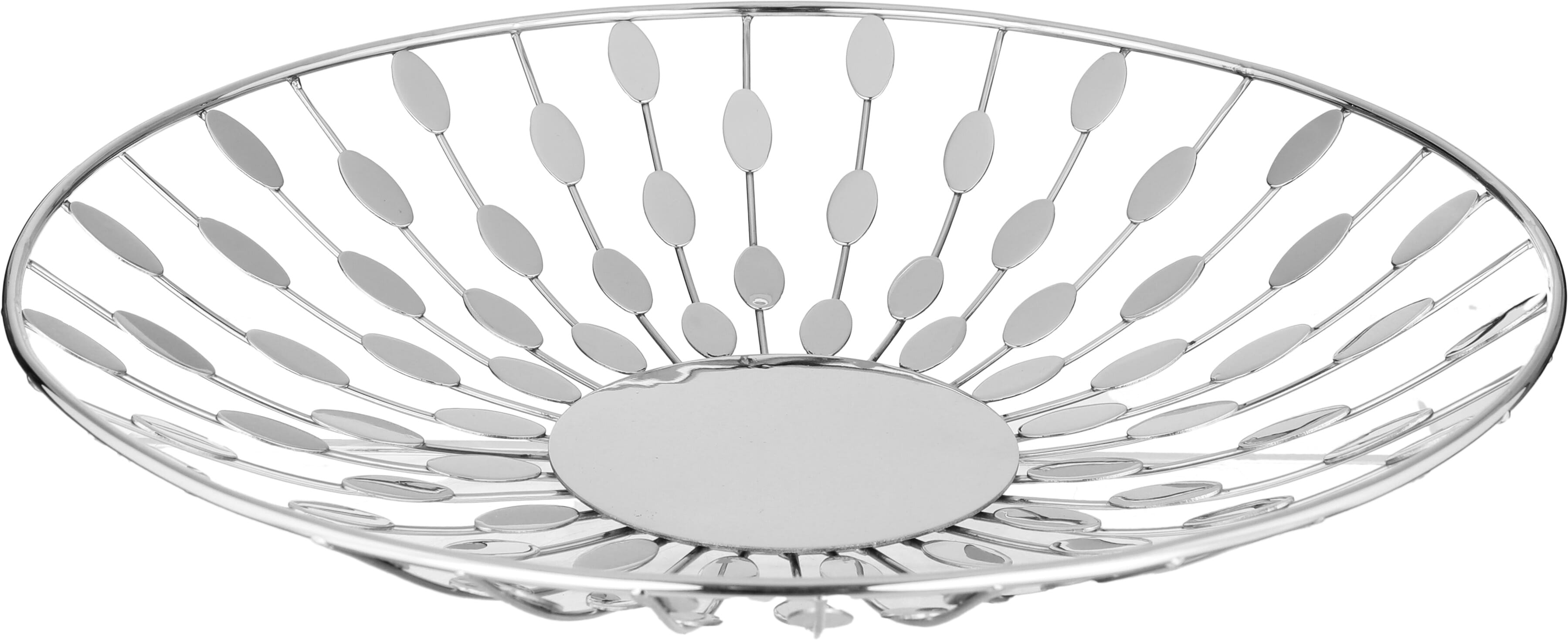 Al Saif Gallery steel dessert plate, 32 x 32 x 5 cm - silver product image 1