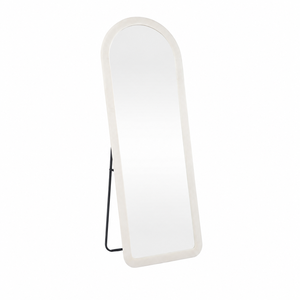 مراية ستاند زجاج، 160×60 سم، ستاند معدن - ابيض product image 2