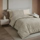 طقم لحاف سرير مشجر كوين مايكروفايبر ريفي، 4 قطع، شرشف مطاط، 12402249023 - بيج مشجر product image 2