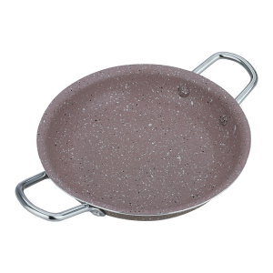 Al Saif Gallery granite frying pan, 14 cm, steel handles - brown product image 2