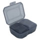 Proof Plastic Storage Containers Set, 3 Pieces, 0.5 / 0.5 / 2 Liter, Rectangle - Transparent Black product image 2