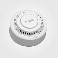 Smart Hume Smoke Detector, Wi-Fi enabled, 85dB, LED light - White product image 6