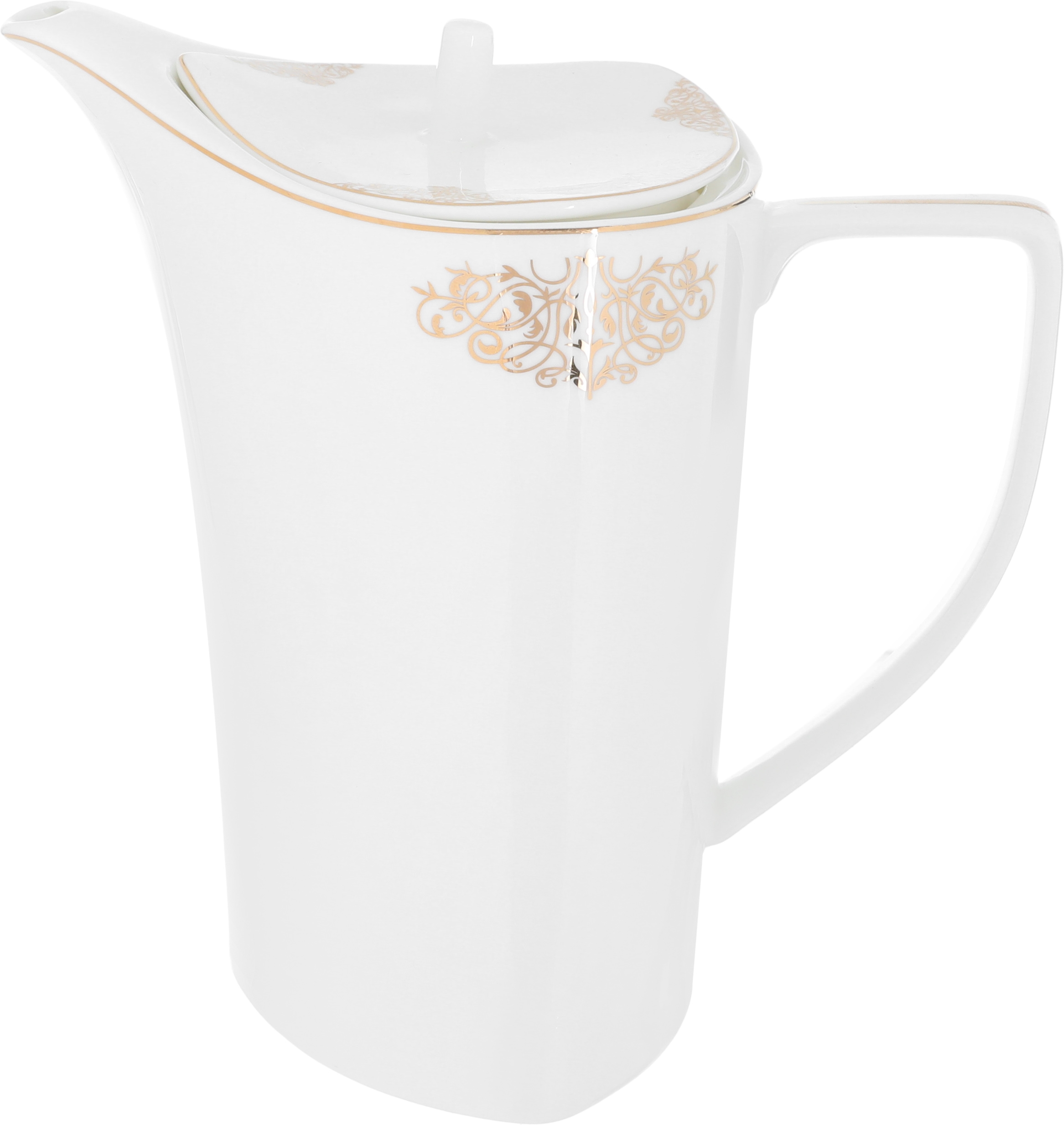 طقم سفرة بورسلان دانيا، 77 قطعة - ابيض ذهبي product image 8
