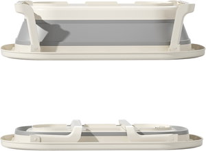 Fun Moment Baby bathtub, 5 in 1, foldable, with temperature sensor - gray beige product image 2
