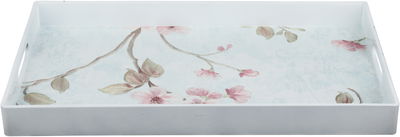 Al Saif Gallery Plastic Serving Tray Set, 2 Pieces, Floral Pattern - Multicolor product image 3